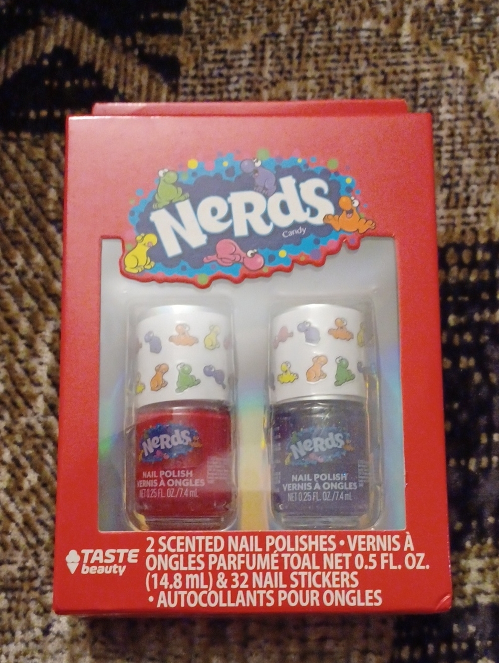 4/$30 New "Nerds" Candy Scented Polish With Stickers